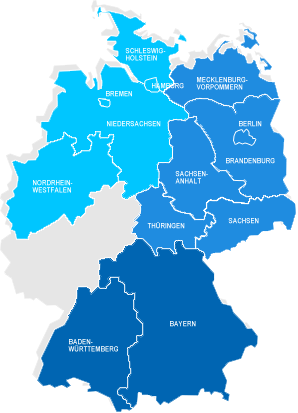 EPPINGER-Vertretungen in Deutschland